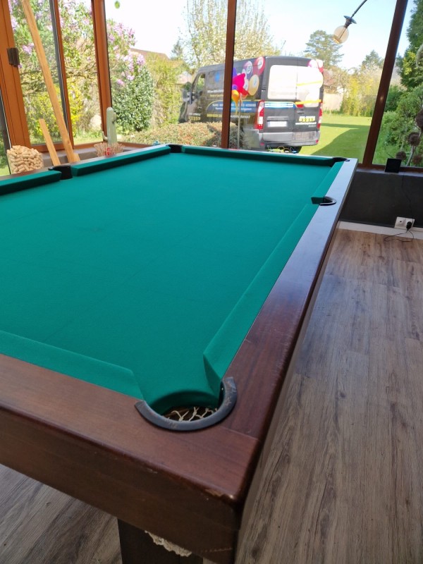 déménagement d’un billard américain