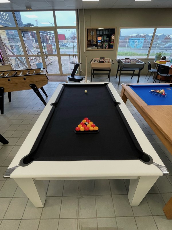 BILLARD TABLE SUPREME BLANC
