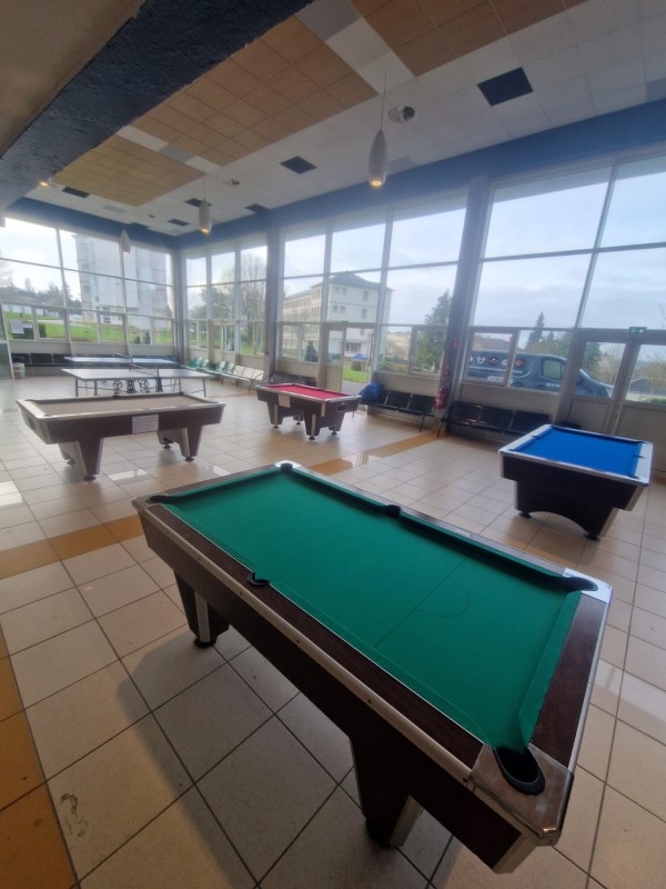 Restauration de 4 billards dans un lycée