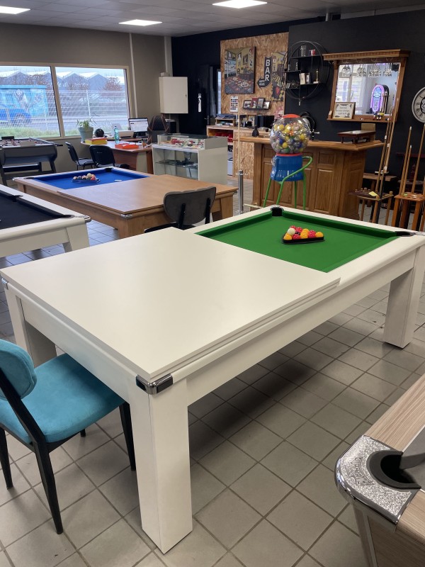 BILLARD TABLE SUPREME BLANC
