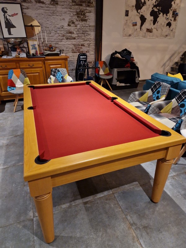 Réfection d’un tapis de billard