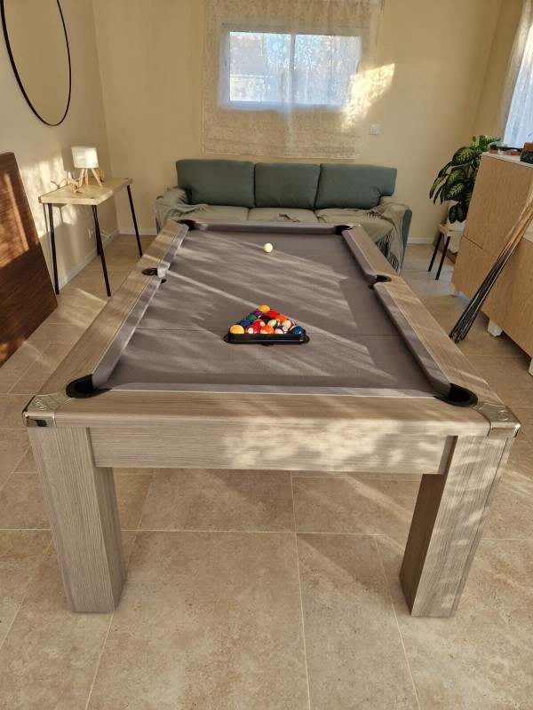 Billard table bois flotté