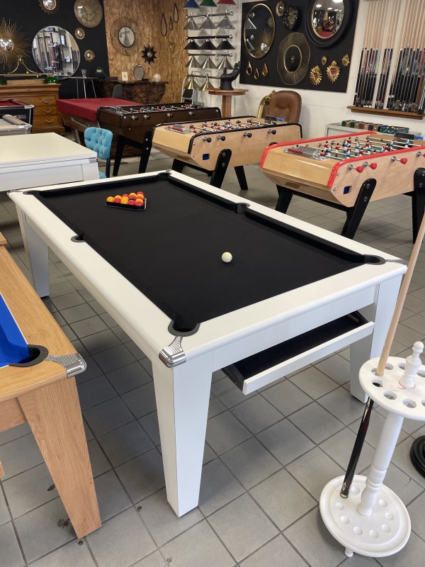 BILLARD TABLE SUPREME BLANC