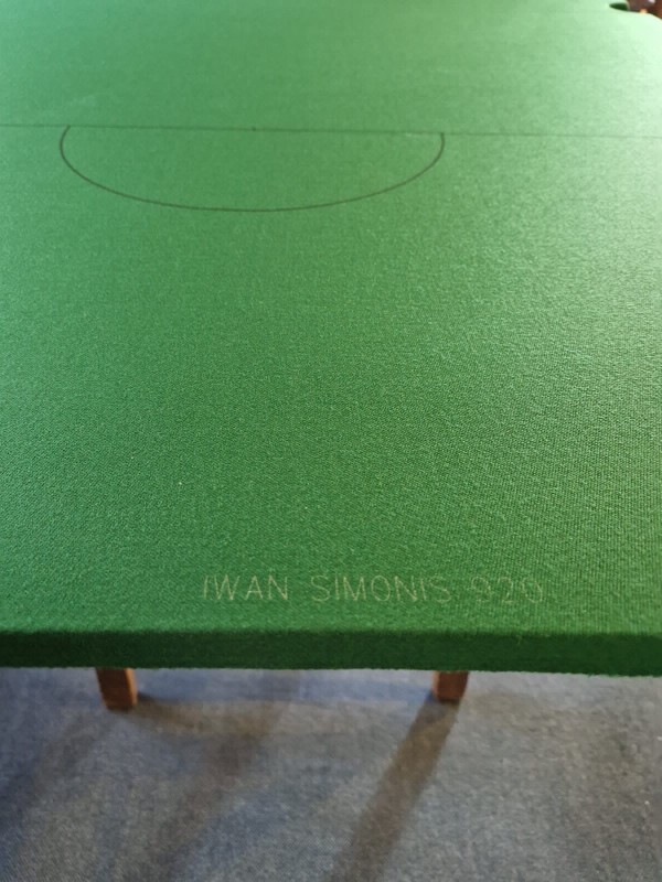 Réfection d’un tapis de billard