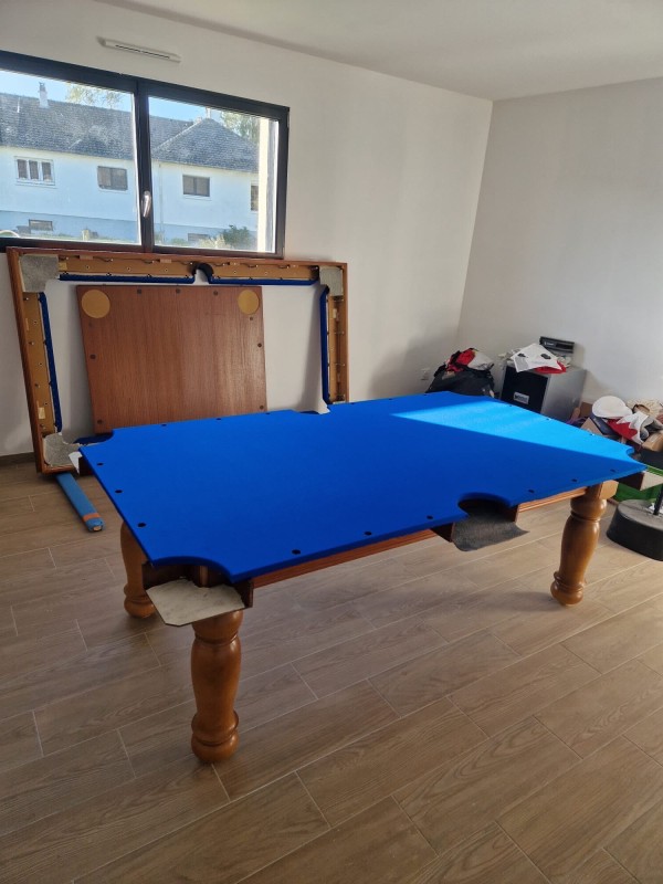 Remise en état d’un billard