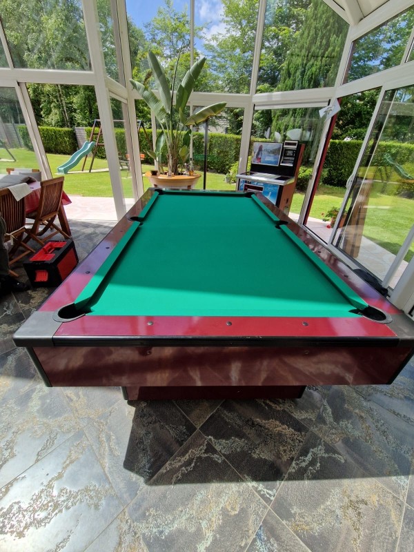 Réfection d’un tapis de billard