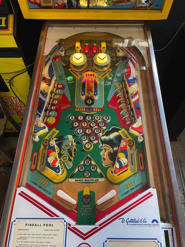 VENDU ! Flipper d’occasion Gottlieb « PINBALL POOL »