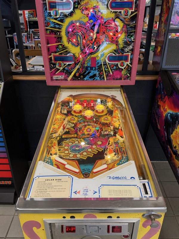 FLIPPER Gottlieb’s « SOLAR RIDE »