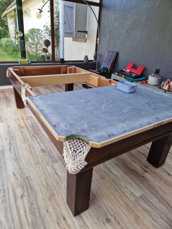 déménagement d’un billard américain