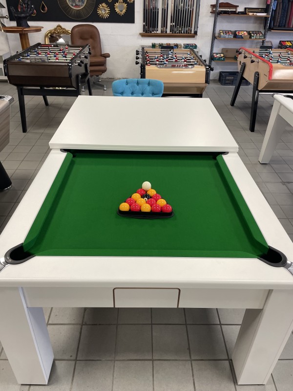 BILLARD TABLE SUPREME BLANC

