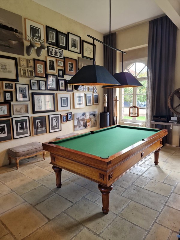 Réfection d’un tapis de billard 