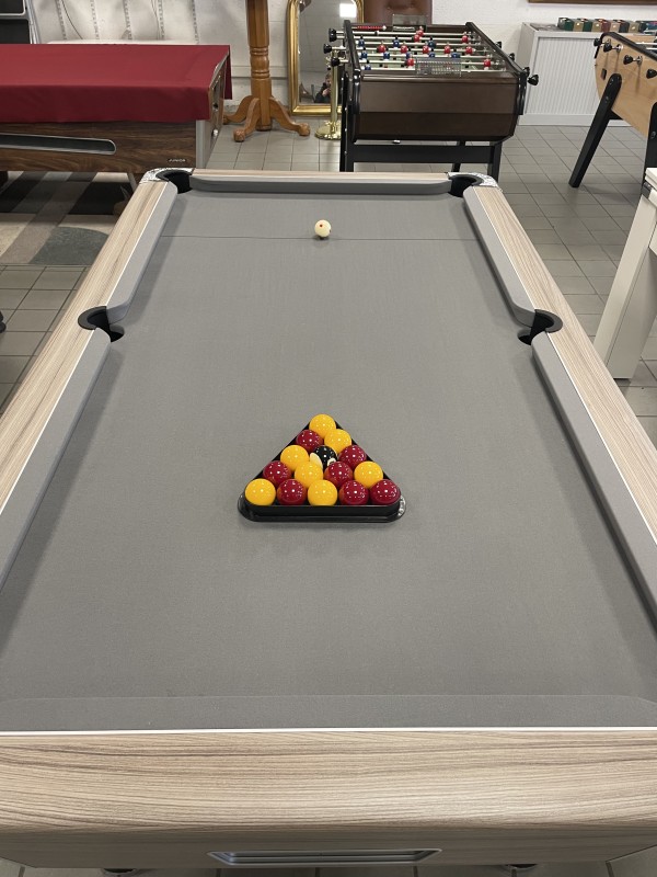 BILLARD POOL SUPREME GRIS CHÊNES 
