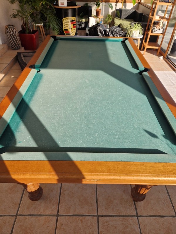 Changement de Tapis de billard 