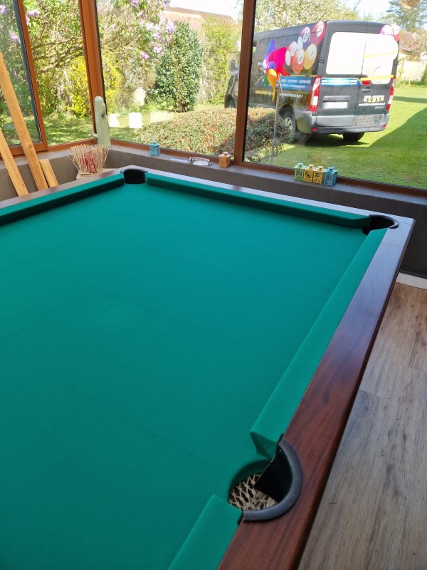 déménagement d’un billard américain